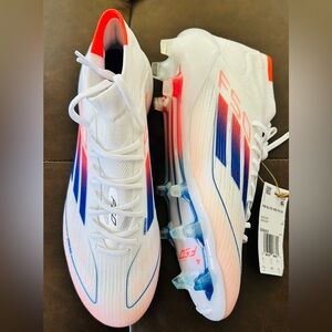 Adidas F50 women’s White and Blue Soccer Cleats